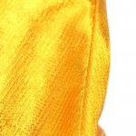 Bonnet de Noël en couleurs métallisées couleur doré quatrième vue