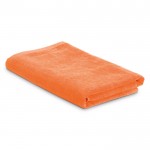 Serviette de plage avec sac inclut couleur orange