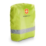 Protection réfléchissante pour sac couleur jaune avec logo