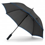 Élégant parapluie avec revers en couleurs couleur bleu roi