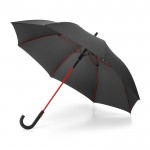 Parapluie résistant avec manche en couleur couleur rouge