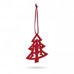 3 décorations publicitaires pour Noël couleur rouge primière vue