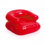 Fauteuil gonflable personnalisé couleur rouge
