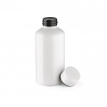 Gourde en aluminium recyclé à bouchon étanche 540 ml couleur blanc deuxième vue