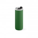 Gourde en acier inoxydable recyclé convertible en mug 720 ml couleur vert deuxième vue