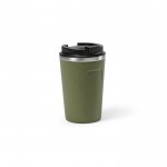 Gobelet isotherme durable en acier inoxydable recyclé 400 ml couleur vert militaire