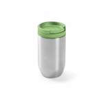 Mug isotherme de voyage en acier inoxydable recyclé 320 ml couleur vert chiné