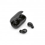Écouteurs sans fil confortables et adaptables dans leur étui couleur noir deuxième vue