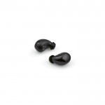 Écouteurs sans fil confortables et adaptables dans leur étui couleur noir troisième vue