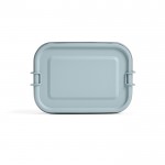Lunch box double en acier inoxydable recyclé à boucles 1,05L couleur bleu chiné cinquière vue