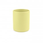 Mug en céramique à finition mate élégante sans anses 290 ml couleur jaune