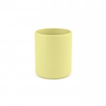 Mug en céramique à finition mate élégante sans anses 210 ml couleur jaune