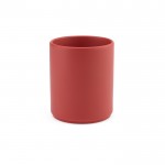 Mug en céramique à finition mate élégante sans anses 210 ml couleur rouge chiné