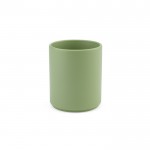 Mug en céramique à finition mate élégante sans anses 210 ml couleur vert chiné