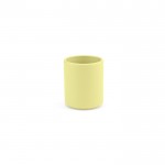 Mug en céramique à finition mate élégante sans anses 60 ml couleur jaune
