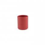 Mug en céramique à finition mate élégante sans anses 60 ml couleur rouge chiné