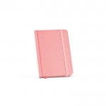 Carnet A6 ligné à couverture rigide en papier recyclé couleur rose