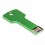 Clé USB en forme de clé 3.0 colorée couleur vert