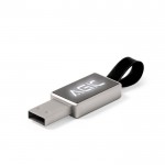 Clé USB en métal avec logo lumineux deuxième vue