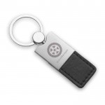 Porte-clés de merchandising corporatif couleur  noir avec logo