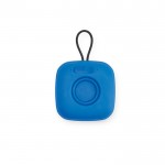 Haut-parleur écologique haute autonomie avec protection IPX4 couleur bleu vue arrière