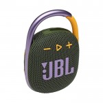 Enceinte JBL Clip 4 avec mousqueton couleur vert foncé
