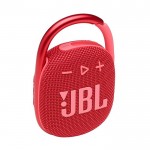 Enceinte JBL Clip 4 avec mousqueton couleur rouge
