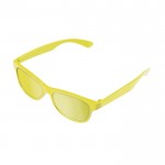 Lunettes de soleil UV400 pour enfants couleur jaune première vue