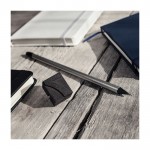 Crayon personnalisé d'aspect métallique couleur argenté première vue