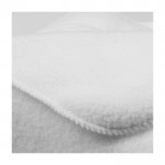 Écharpe personnalisée en polyester 180 g/m2 couleur blanc première vue