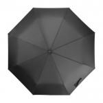 Parapluie pliable en plastique recyclé couleur noir troisième vue