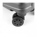 Trolley rigide 33L avec roues pivotantes et cadenas intégré couleur gris vue détail 2