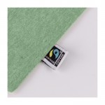 Sac à anses longues, coton Fairtrade et recyclé GRS 120g/m² couleur vert deuxième vue