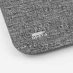 Tapis de souris sans fil en RPET Wireless couleur gris vue détail 3