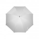 Grand parapluie en pongee 190T à ouverture automatique Ø132 couleur blanc première vue