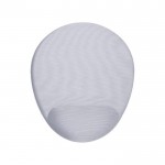 Tapis de souris de forme ovale adapté à la sublimation couleur blanc première vue
