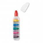 Boîte de crayons cires de couleur à offrir couleur  transparent quatrième vue