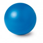 Balle anti-stress personnalisée couleur  bleu troisième vue