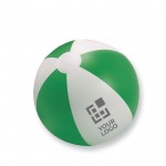 Ballon de plage publicitaire pour entreprises vue avec zone d'impression