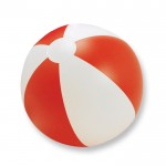 Ballon de plage publicitaire pour entreprises couleur  rouge