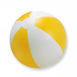 Ballon de plage publicitaire pour entreprises couleur  jaune