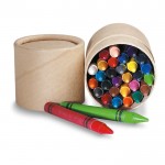Boîte de 30 crayons cires de couleur à offrir couleur  beige quatrième vue