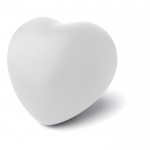 Balle anti-stress en forme de cœur couleur  blanc