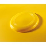 Frisbee personnalisé avec votre logo couleur  jaune deuxième vue
