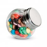 Caramelos de chocolate en bote de cristal con tapa personalizable couleur multicolore deuxième vue