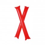 Bâtons gonflables personnalisés avec logo couleur  rouge deuxième vue