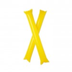 Bâtons gonflables personnalisés avec logo couleur  jaune deuxième vue