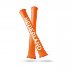 Bâtons gonflables personnalisés avec logo couleur  orange avec logo