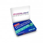 Paquet de chewing-gums mentos publicitaire