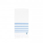 Paréo serviette bicolore en coton 180 g/m2 vue avec zone d'impression